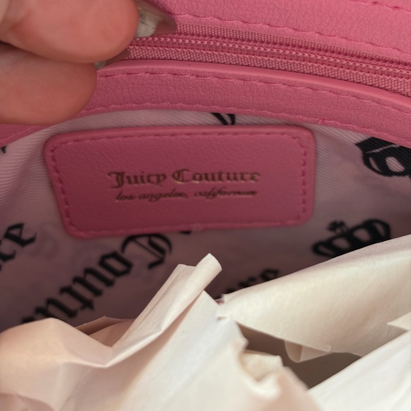 Juicy Couture Pink and Green Quilted Crossover Bag. NWT - Picture 10 of 14
